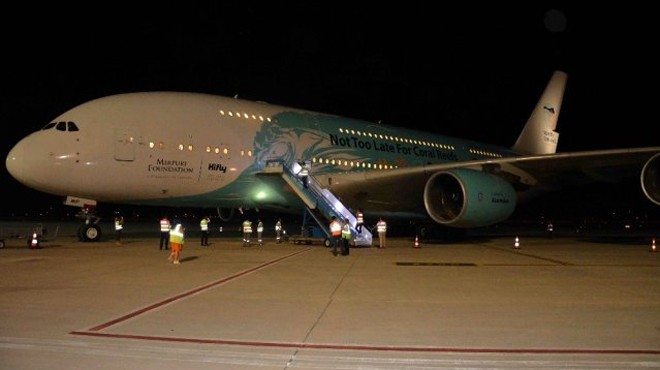 A380 TÜRKİYE YE İLK TİCARİ UÇUŞUNU YAPTI