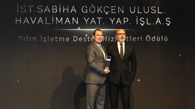 'YILIN İŞLETME DESTEK HİZMETLERİ ÖDÜLÜ' SABİHA GÖKÇEN'E