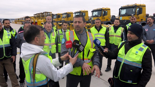 İSTANBUL HAVALİMANI KARA KIŞA HAZIR