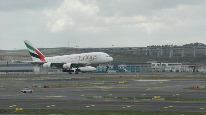 A380'DAN İSTANBUL'A İLK SEFER