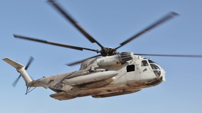 ABD'DE CH-53E SUPER STALLION KAYBOLDU
