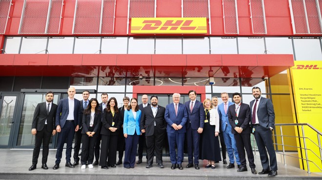 ALMANYA CUMHURBAŞKANI DHL MERKEZİ’NDE