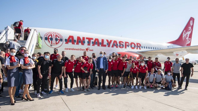 ANTALYASPOR FİNALE CORENDON'LA UÇTU