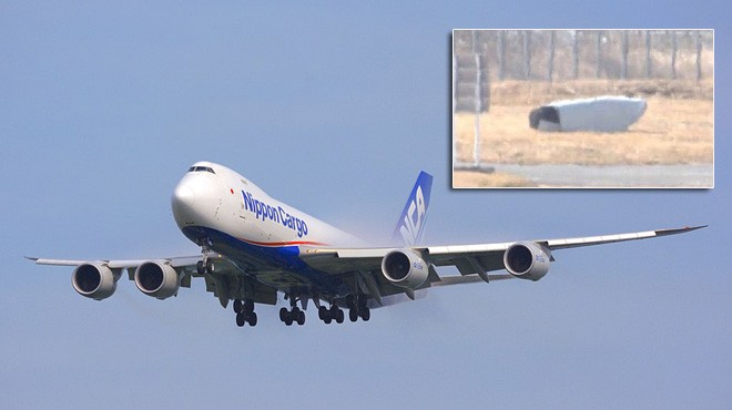 BOEING 747'DEN DÜŞTÜ