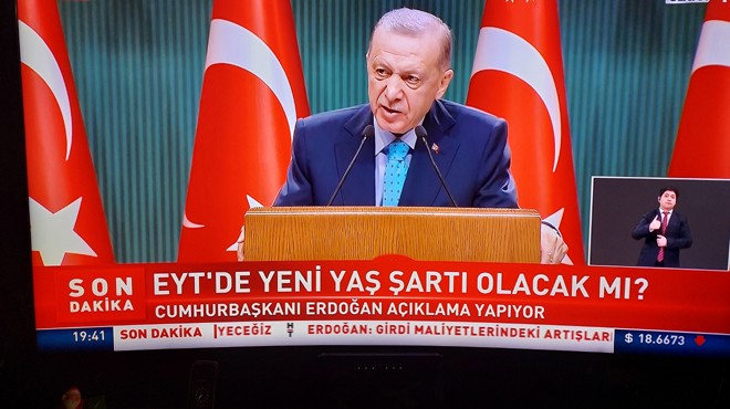 CUMHURBAŞKANI ERDOĞAN DAN EYT AÇIKLAMASI