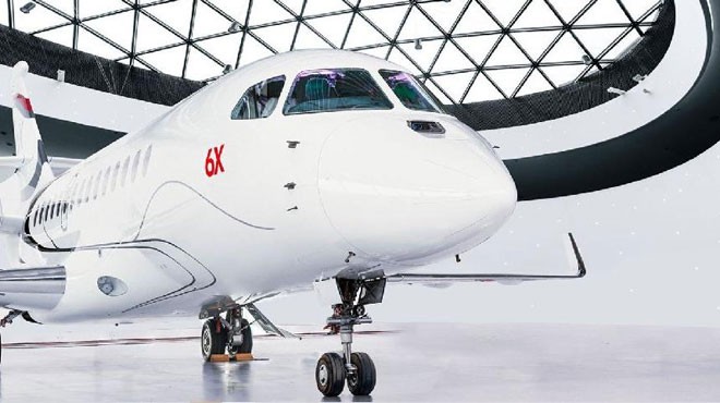 DASSAULT FALCON 6X'İ DÜNYAYA TANITTI