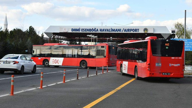 ESENBOĞA HAVALİMANI’NDA ULAŞIM KRİZİ