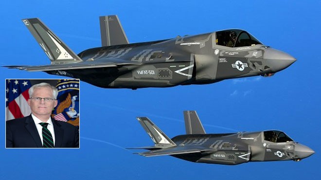 F-35 İÇİN  BEŞ PARA ETMEZ  İMASINDA BULUNDU