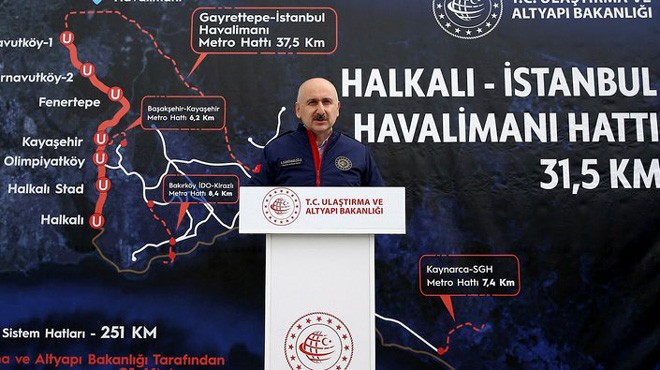 HALKALI-İSTANBUL HAVALİMANI METRO HATTI'NDA TÜNEL AÇILDI