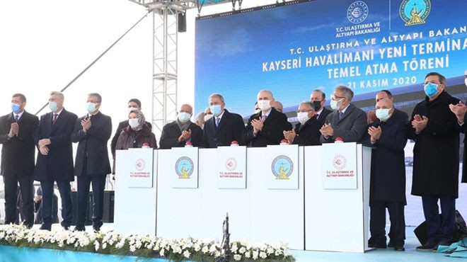 KAYSERİ HAVALİMANI YENİ TERMİNAL BİNASININ TEMELİ ATILDI