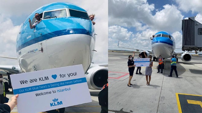 KLM YENİDEN İSTANBUL'DA