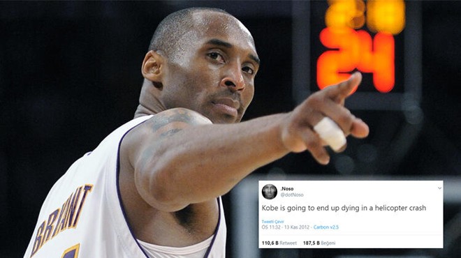 KOBE BRYANT'IN CESEDİ TEŞHİS EDİLDİ