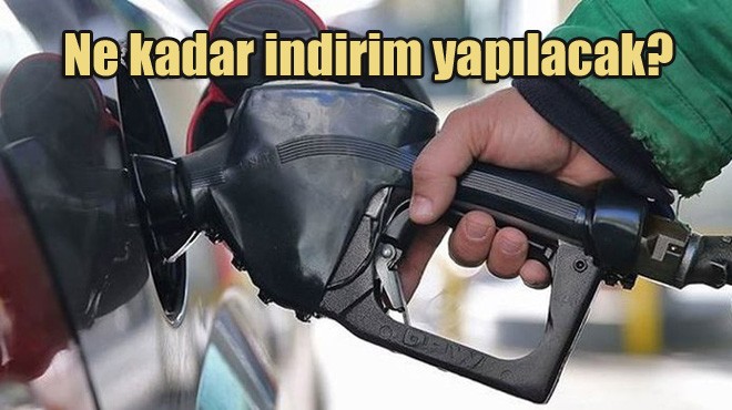 MOTORİNE İNDİRİM GELİYOR