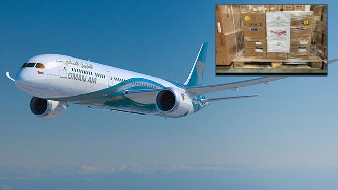 OMAN AIR'DEN HİNDİSTAN'A YARDIM ELİ