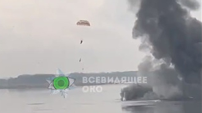 RUS KAMOV-52 HELİKOPTERİ BÖYLE DÜŞTÜ