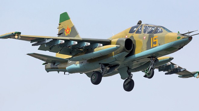 RUSYA'DA SU-25 SAVAŞ UÇAĞI DÜŞTÜ