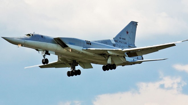 TU-22M3 BOMBARDIMAN UÇAĞI DÜŞTÜ