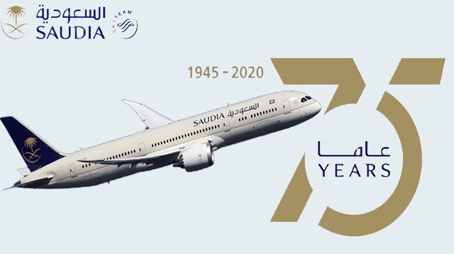 SAUDIA KURULUŞUNUN 75. YILINI KUTLUYOR