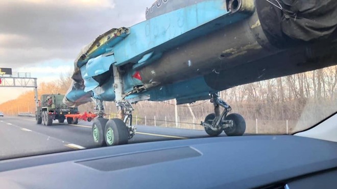 SU-34 OTOYOLDA BÖYLE TAŞINDI