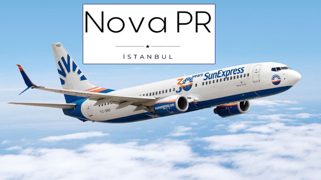 SUNEXPRESS’İN YENİ İLETİŞİM AJANSI NOVA PR OLDU