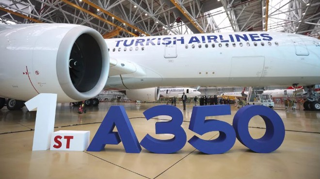 THY İLK A350-900'İN AĞIR BAKIMINI TAMAMLADI