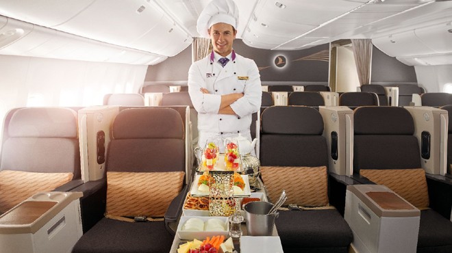 THY KITALARARASI BUSINESS CLASS’TA İKRAMA BAŞLADI