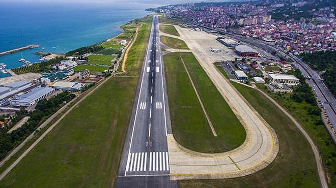 TRABZON HAVALİMANI UÇUŞLARA AÇILDI