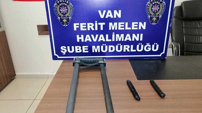 VAN FERİT MELEN HAVALİMANI’NDA ELE GEÇİRİLDİ