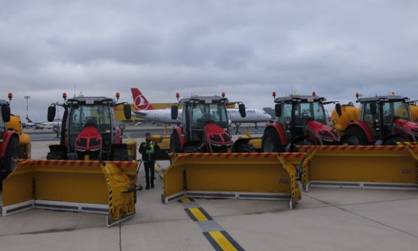 İSTANBUL HAVALİMANI'NDA KIŞ HAZIRLIKLARI