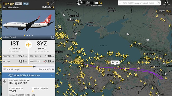 İRAN’A GİDECEK 3 UÇAK GERİ DÖNDÜ