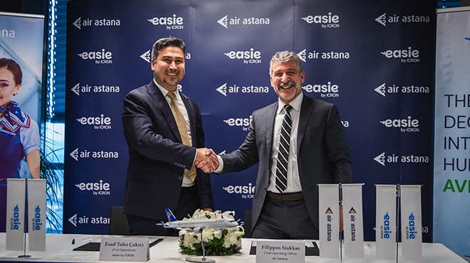 AIR ASTANA EASIE BY ICRON’LA ÇALIŞACAK