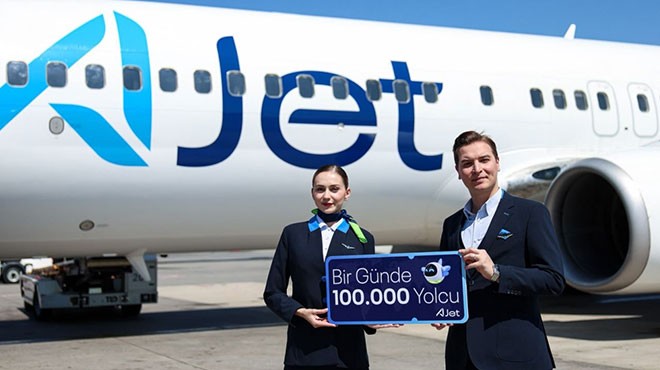 AJET BİR GÜNDE 101 BİN 545 YOLCU TAŞIDI