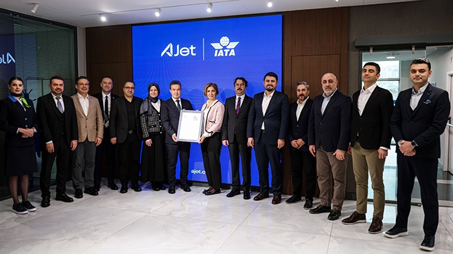 AJET IATA SERTİFİKASINI ALDI