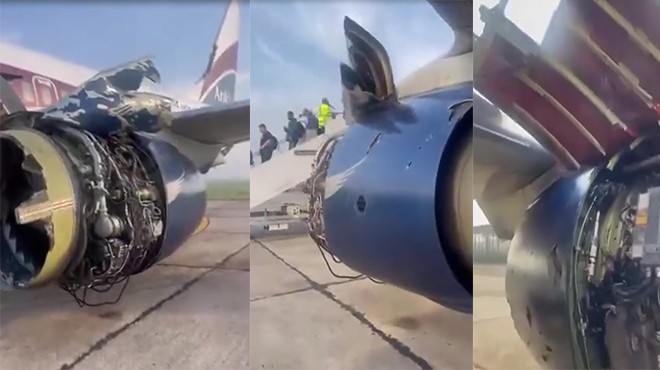 BOEING 737-700’ÜN MOTORU PATLADI