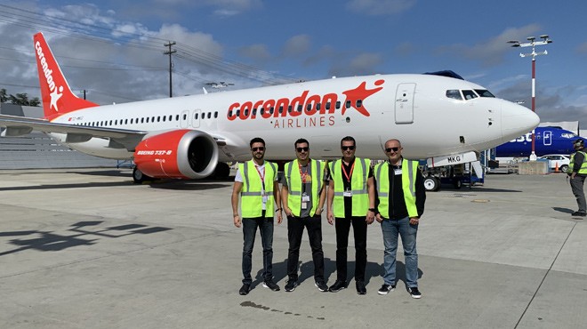 CORENDON YENİ BOEING 737-8 UÇAĞINA KAVUŞTU
