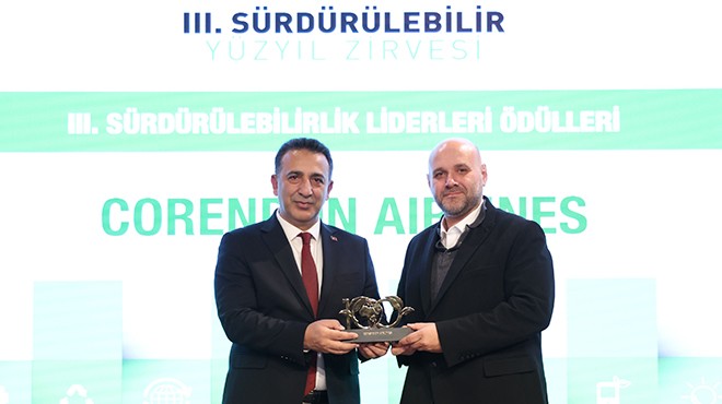 CORENDON’A SÜRDÜRÜLEBİLİRLİK ÖDÜLÜ