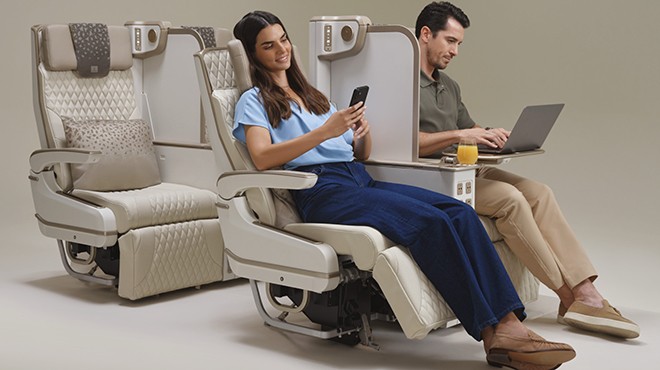 EMIRATES’TEN TAMAMEN ELEKTRİKLİ KOLTUK