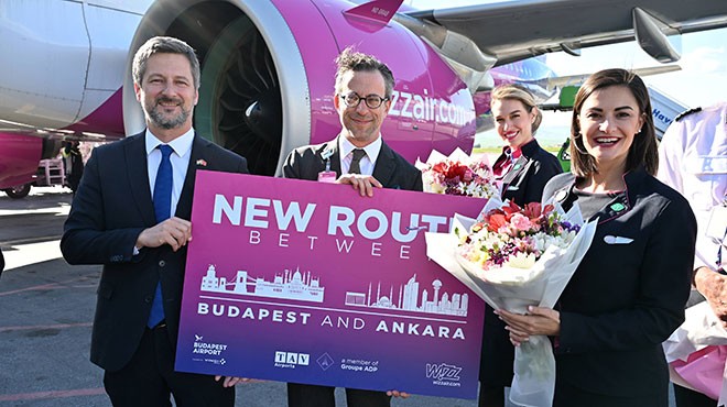 ESENBOĞA’DAN BUDAPEŞTE’YE DİREKT UÇUŞ