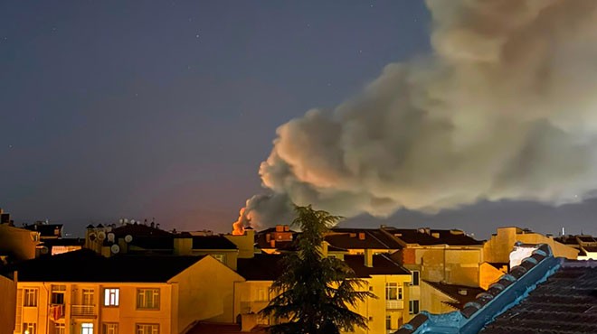 ESKİŞEHİR TEI FABRİKASINDA YANGIN
