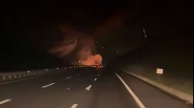 F-16’NIN KAZA ANI BÖYLE GÖRÜNTÜLENDİ