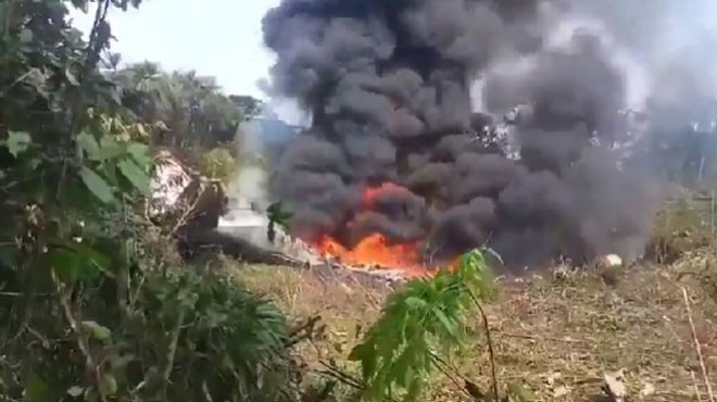 KOLOMBİYA’DA C-130 KAZASI