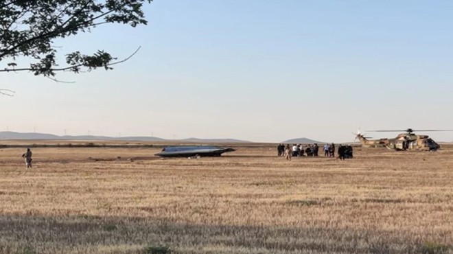 ANKA-3 KONYA DA ACİL İNİŞ YAPTI