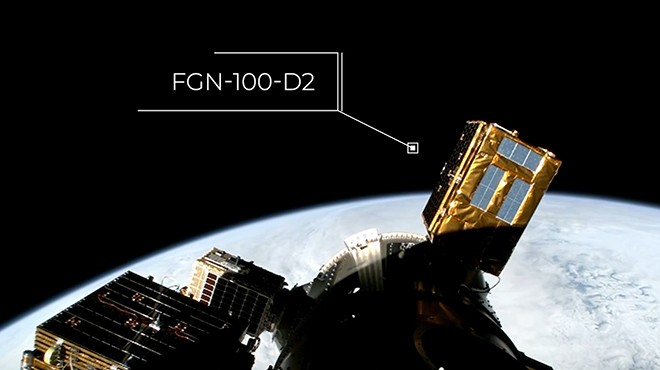 MİLLİ UYDU FERGANİ FGN-100-D2 UZAYDA