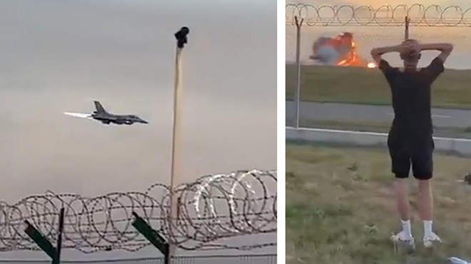 POLONYA DA F-16 SAVAŞ UÇAĞI DÜŞTÜ