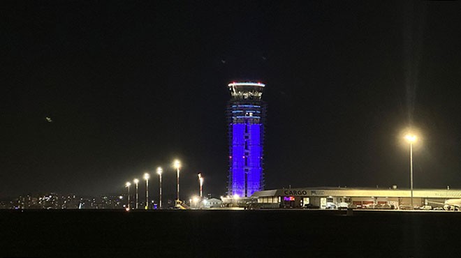 SABİHA GÖKÇEN KULESİ MAVİ RENKTE