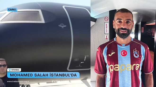 SALAH UÇAKTA FORMAYI GİYDİ