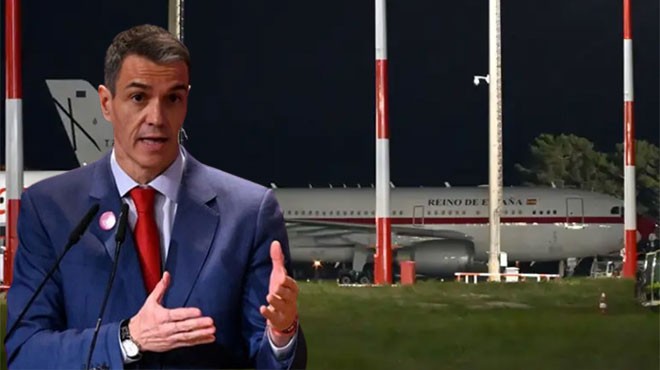 SANCHEZ’İN UÇAĞI ANKARA’YA ACİL İNDİ