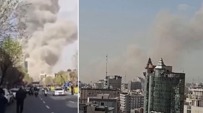 SON DAKİKA! TAHRAN DA PATLAMA SESLERİ