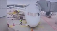 İŞTE LUFTHANSA UÇAĞININ ÇÖKME ANI