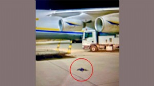 ANTONOV-124’ÜN YANI BAŞINDA PATLAYICI
